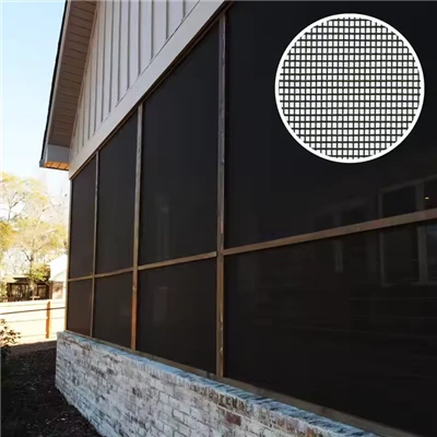 PVC-Coated Fiberglass Pool & Patio Screen Mesh